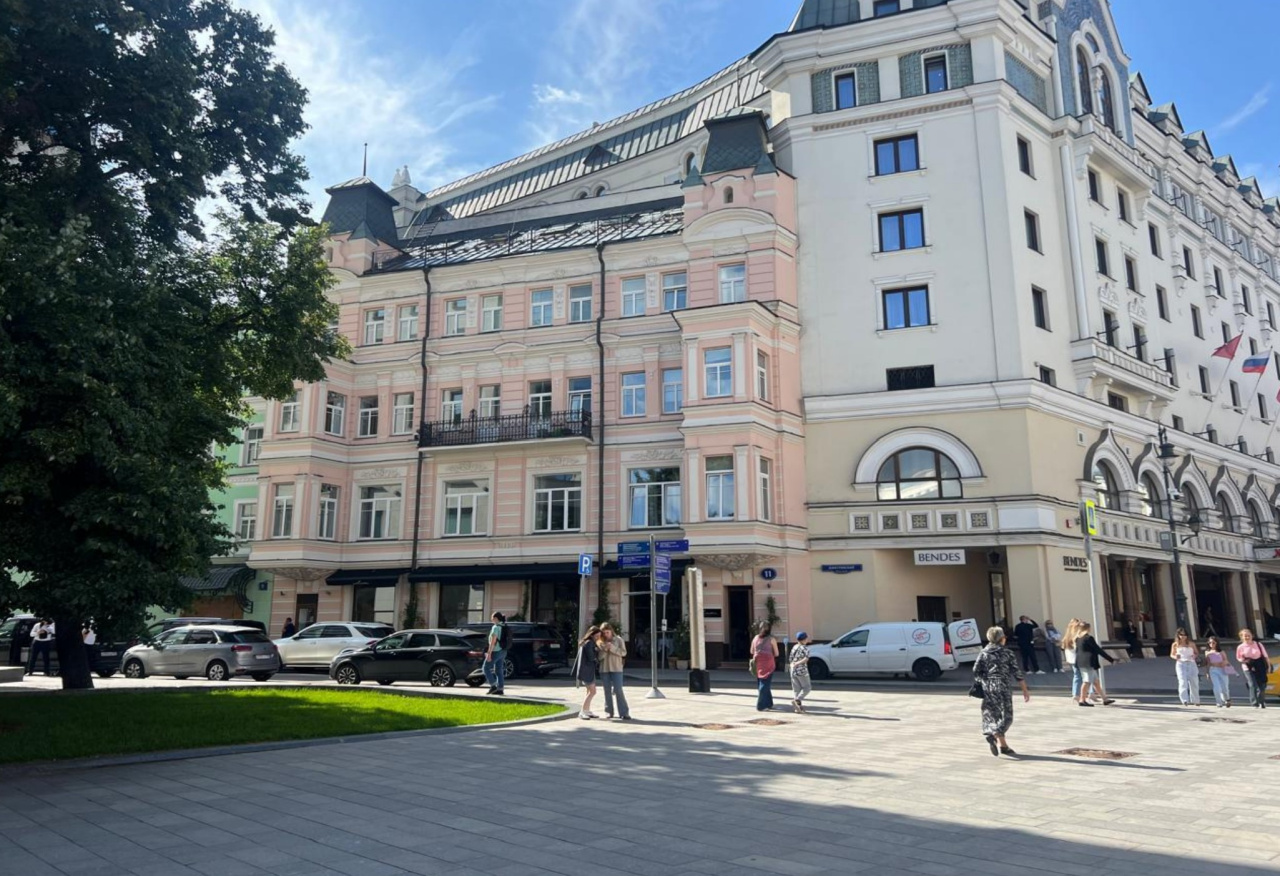 фасад дома, здание по адресу г Москва, Дмитровский пер, д 11 